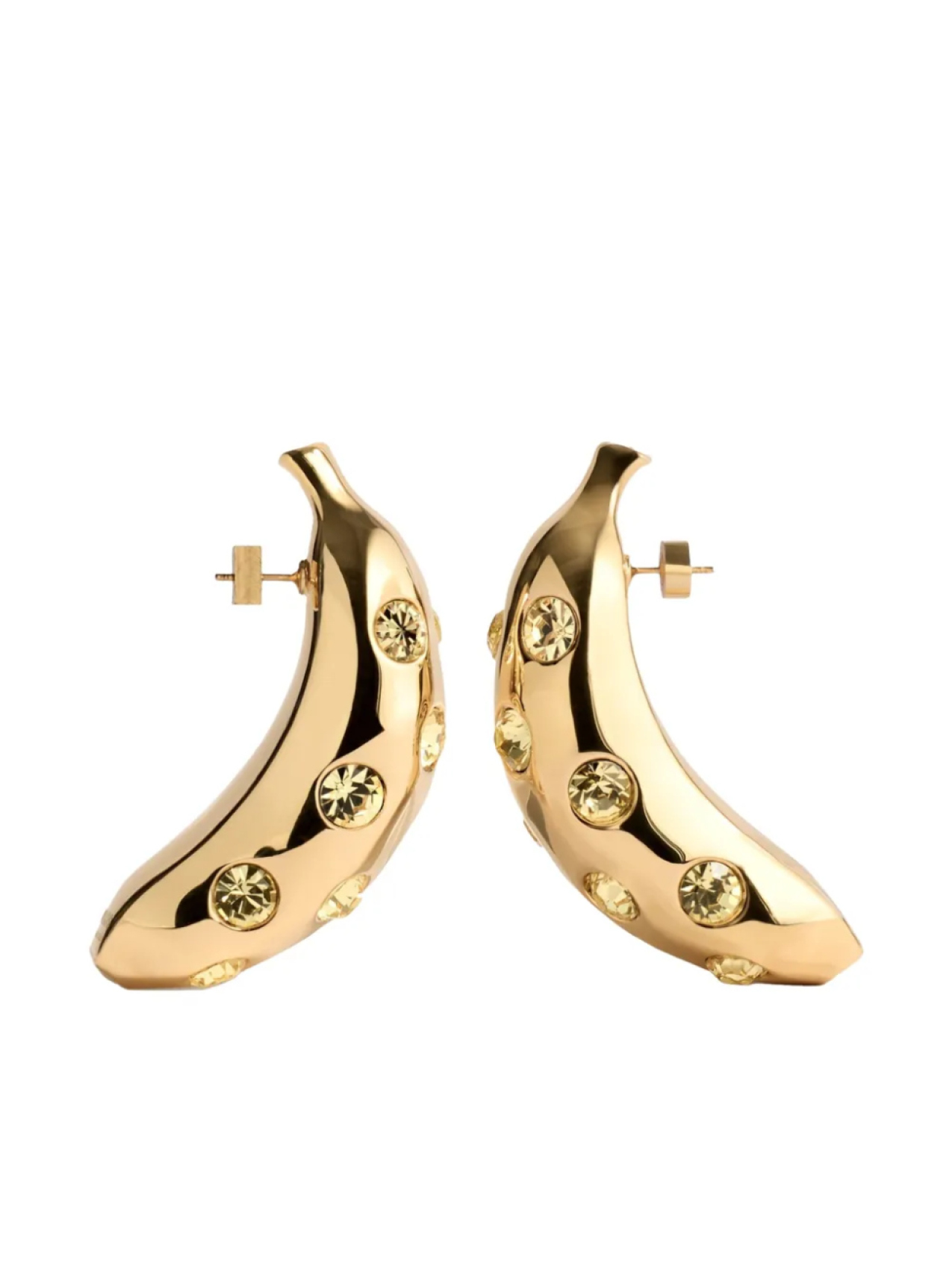 

Серьги Jacquemus Les Boucles Bananes, золотой