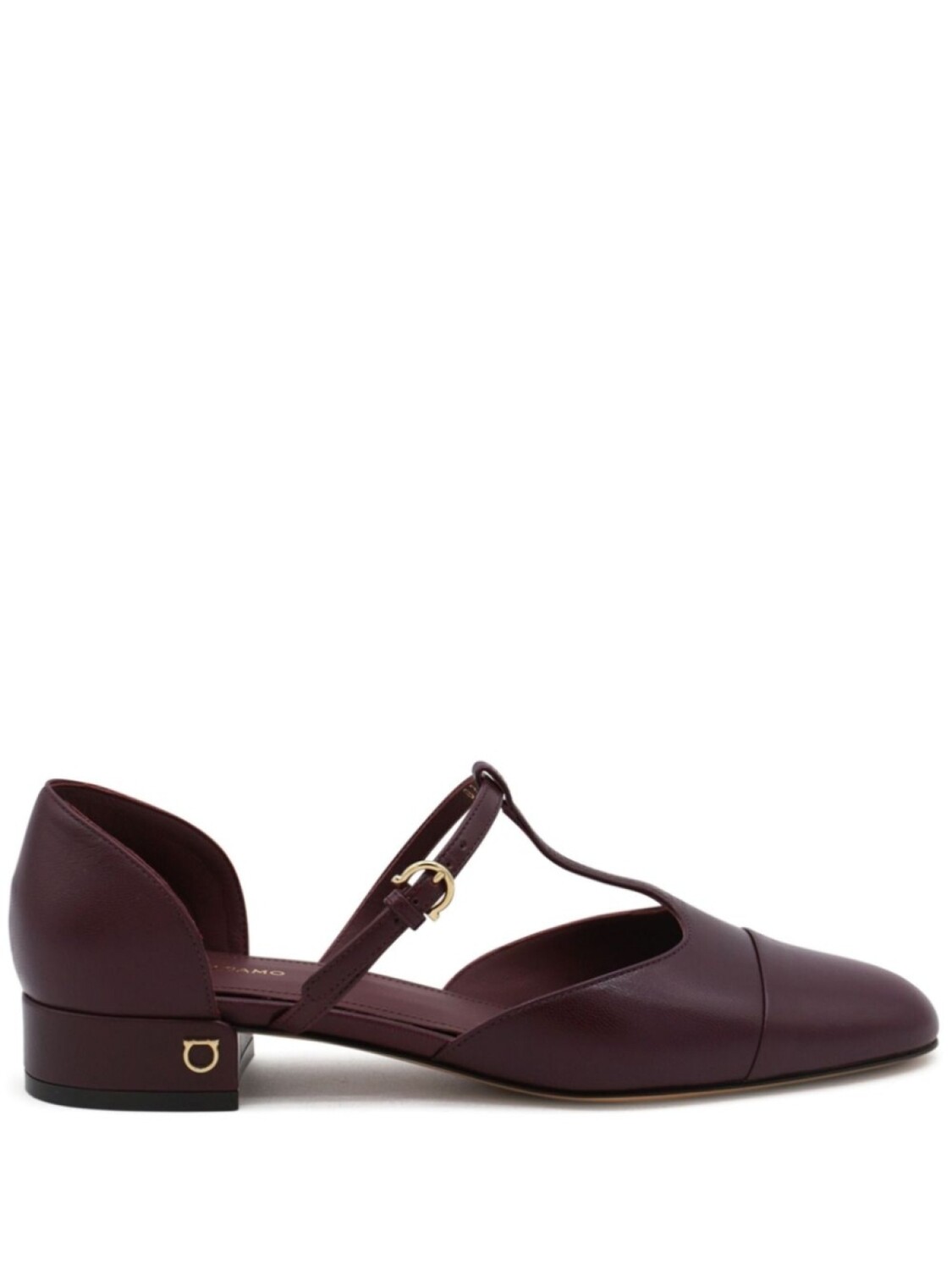 

Туфли с декором Gancini Ferragamo, красный