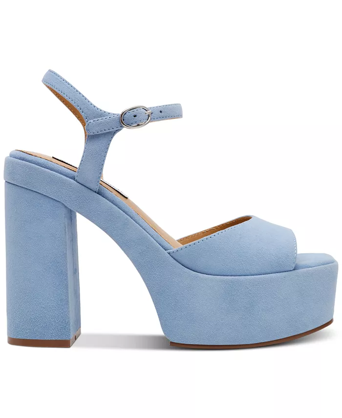 Женские сандалии Odina на платформе, комплект из двух частей Steve Madden, синий — фото 2