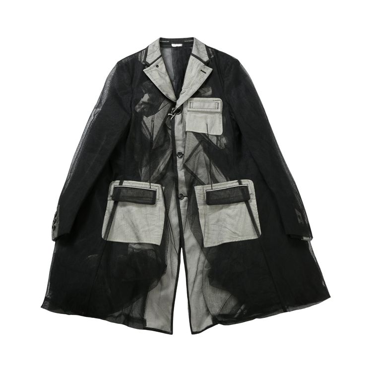 

Куртка Comme des Garçons Homme Plus Layered Multi Pocket Jacket 'Black', черный