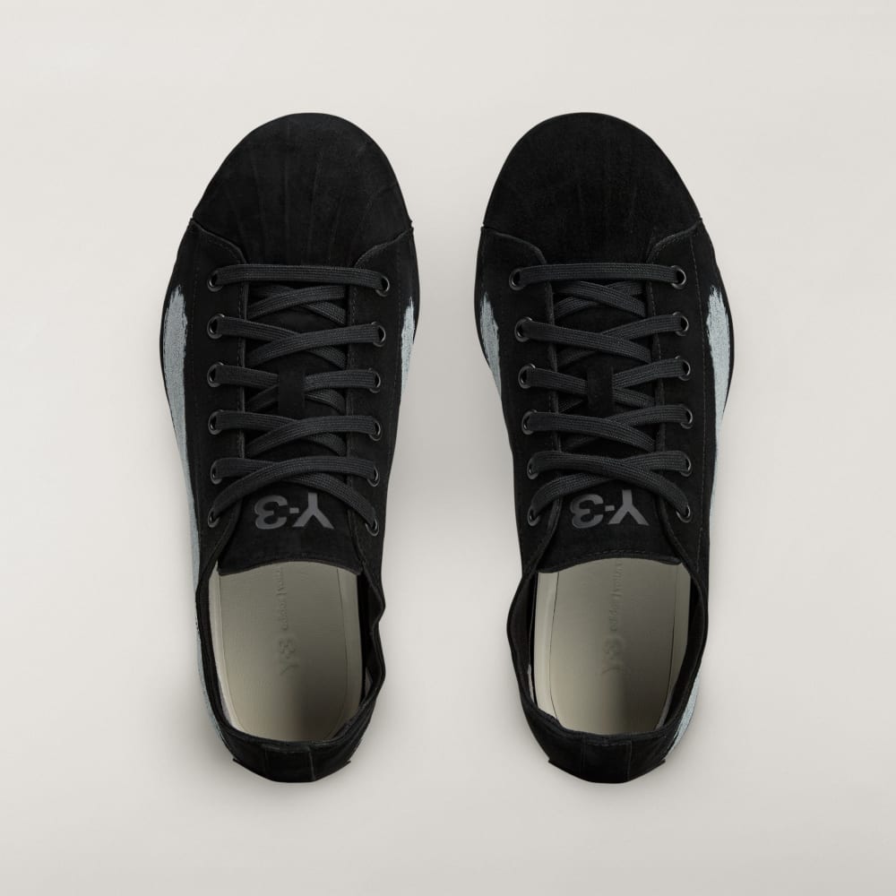 Кроссовки Adidas Y-3 NIZZASTAR LO, цвет Black/Black/Off White — фото 2