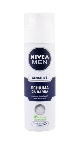 

Nivea, Men Sensitive, пена для бритья для мужчин, 200 мл