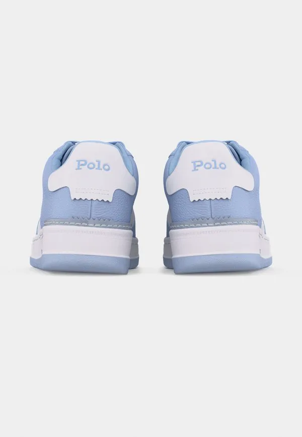 Кроссовки masters court из кожи Polo Ralph Lauren, Cornflower Blue/White — фото 4