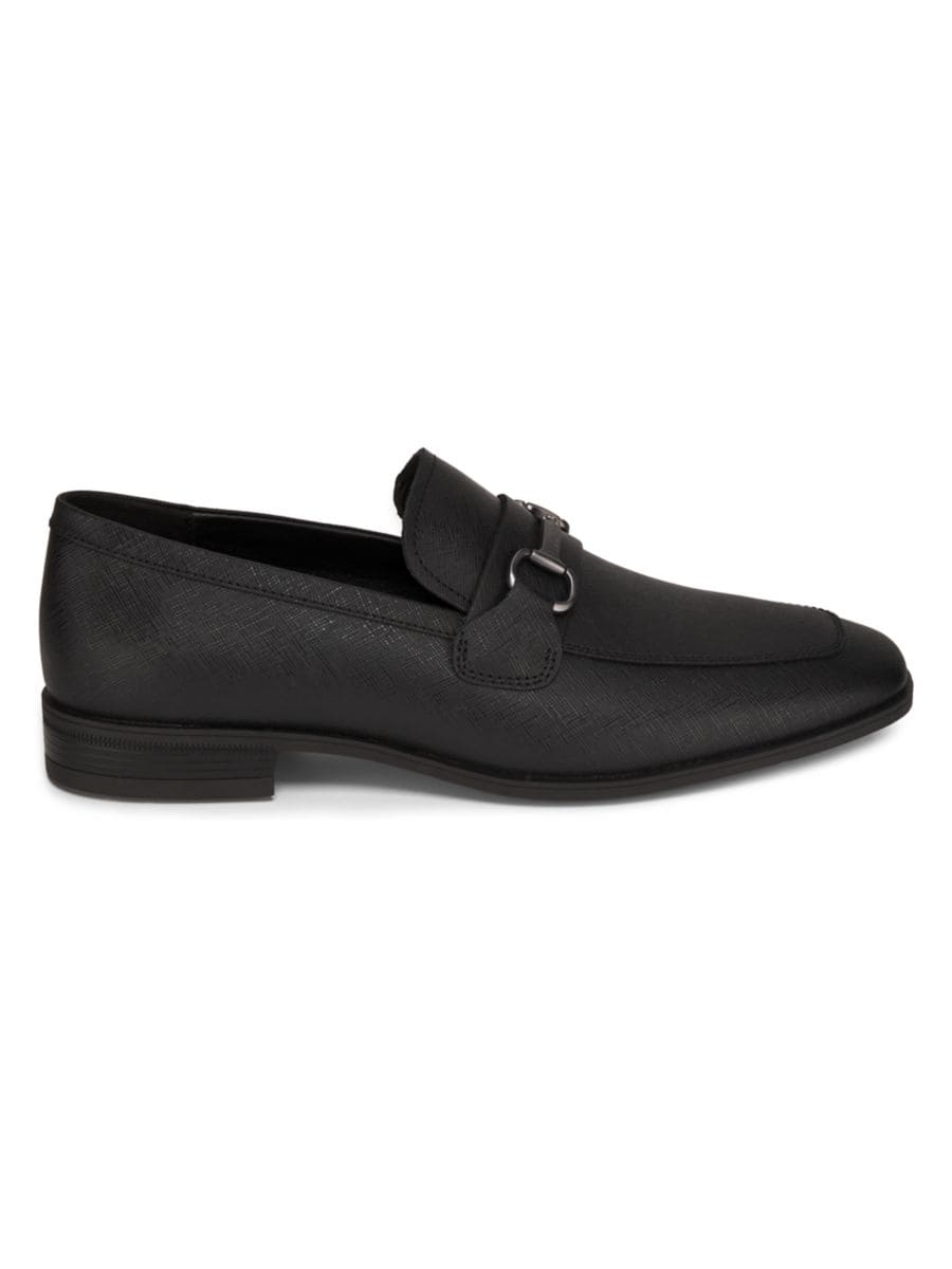 

Кожаные мокасины Malcome Riding Bit Calvin Klein, черный