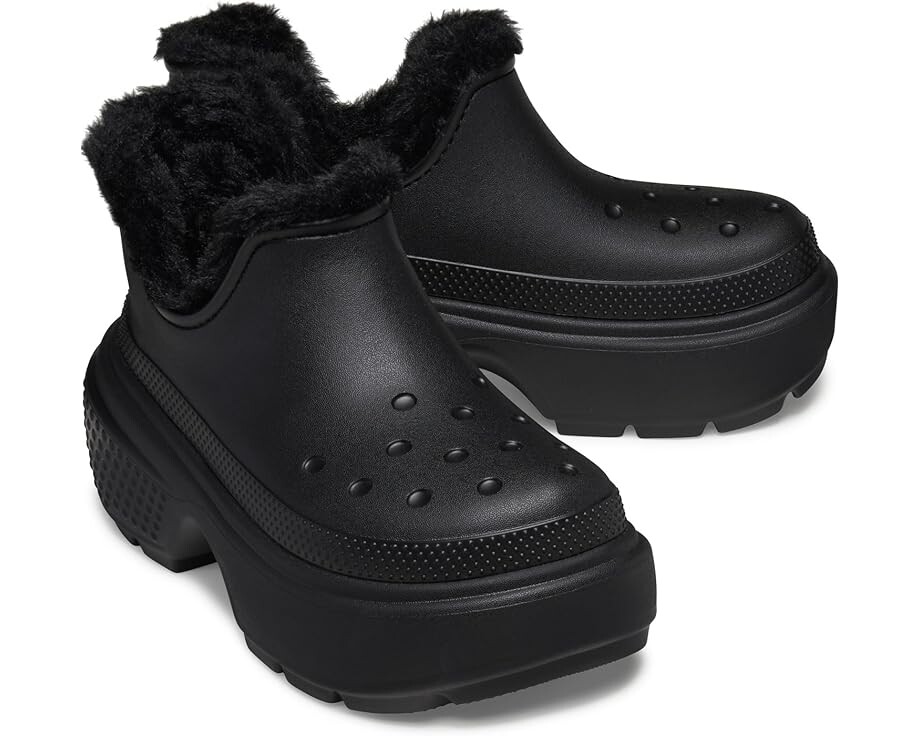 

Ботинки Unisex Crocs Stomp Lined Shorty Boots, черный