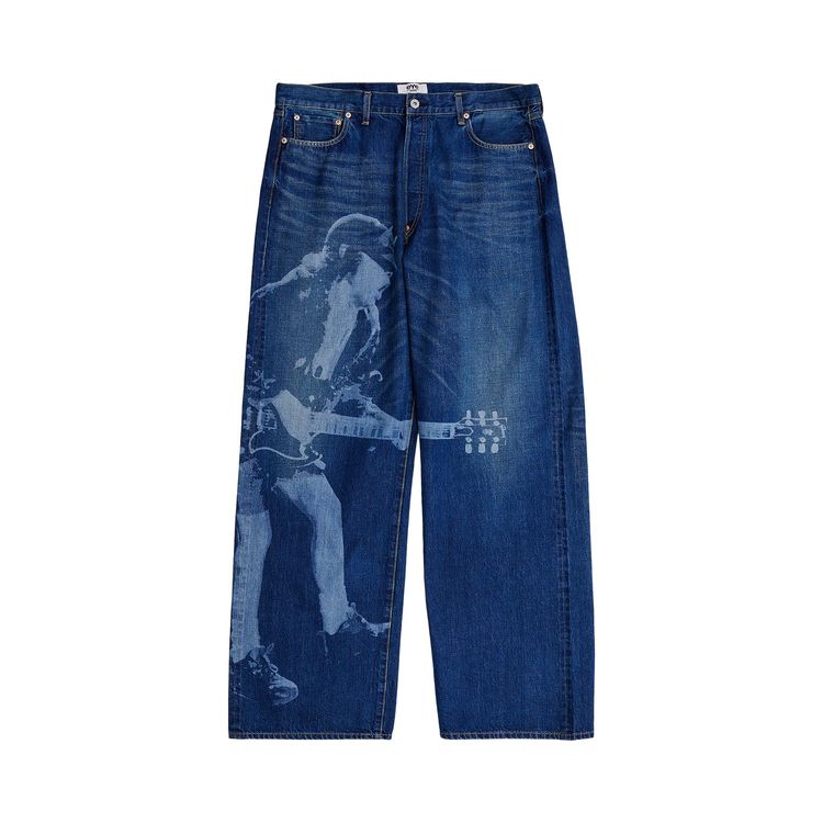 

Джинсы Junya Watanabe MAN Selvedge Denim Jeans 'Indigo/Beige', синий