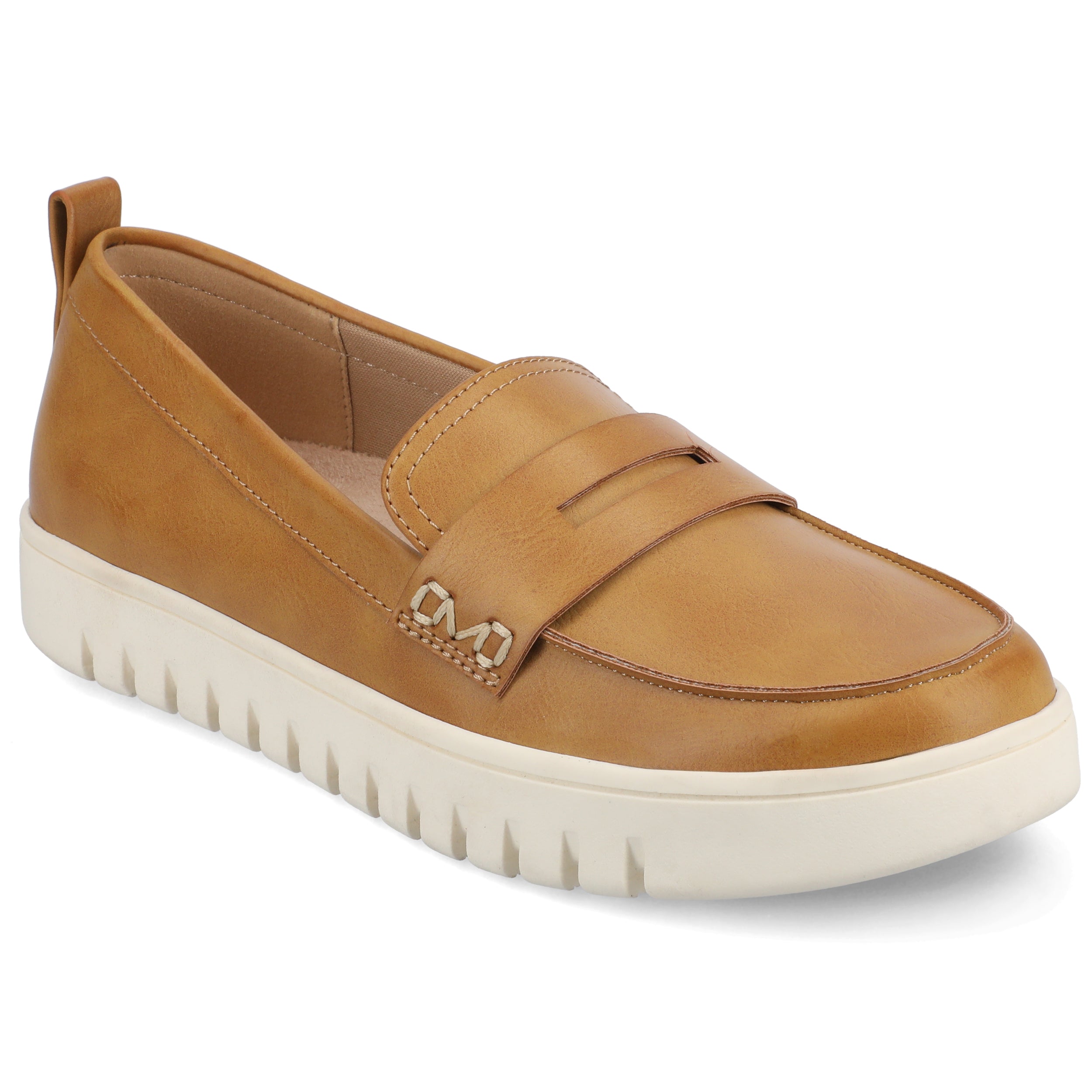 Женские пенни-лоферы Journee Tayla средней и широкой ширины Journee Collection, Tan