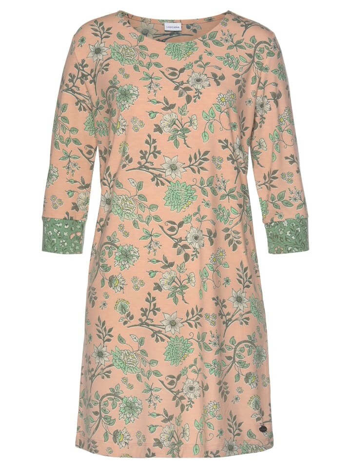 

Ночная рубашка LASCANA, цвет rosa-schilfgrün