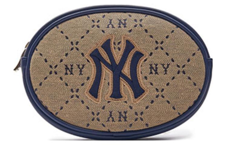 

MLB Искусственная кожа круглая сумка-торт наплечная сумка через плечо унисекс хаки