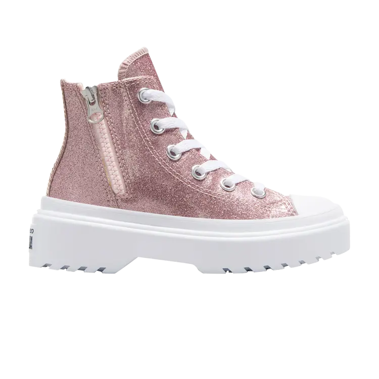 

Кроссовки Chuck Taylor All Star Lugged Lift Platform High PS, цвет Glitter - Blush Hush