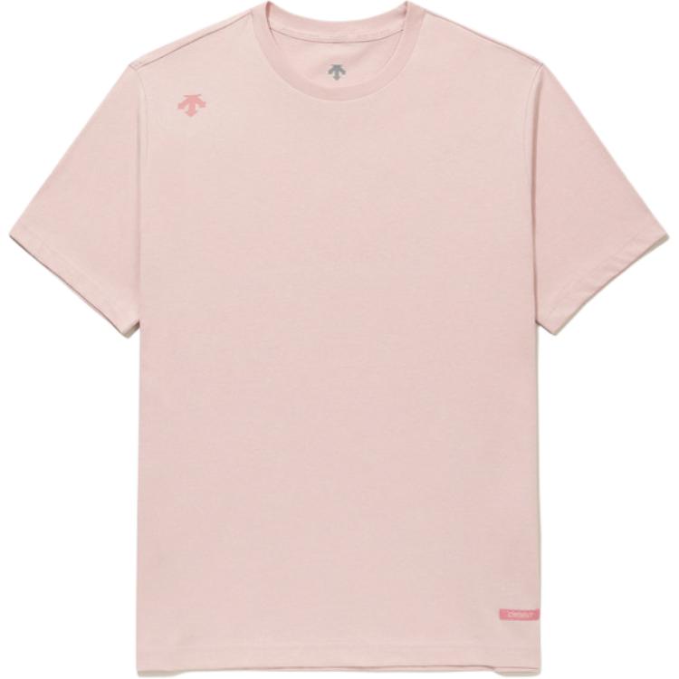 

Футболки унисекс с круглым вырезом Descente, розовый