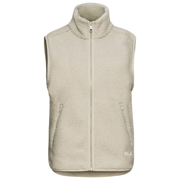 

Женский жилет с высоким завитком - флисовый жилет Jack Wolfskin, Pale Sand