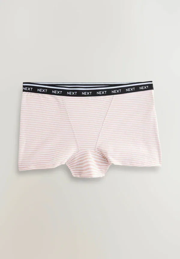 Трусы 7 шт Next, navy/chocolate stripe, темно-синий/шоколадный в полоску — фото 3