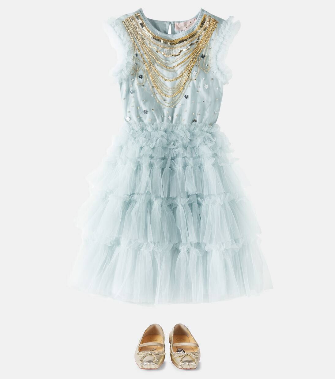 Платье из тюля с декором Spirit Festival Tutu Du Monde, цвет illusion blue — фото 2