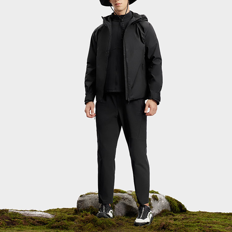 

Футболка мужская для походов на открытом воздухе водонепроницаемая ветрозащитная и дышащая ветровка Pitch Black FILA, Черный, Футболка мужская для походов на открытом воздухе водонепроницаемая ветрозащитная и дышащая ветровка Pitch Black FILA