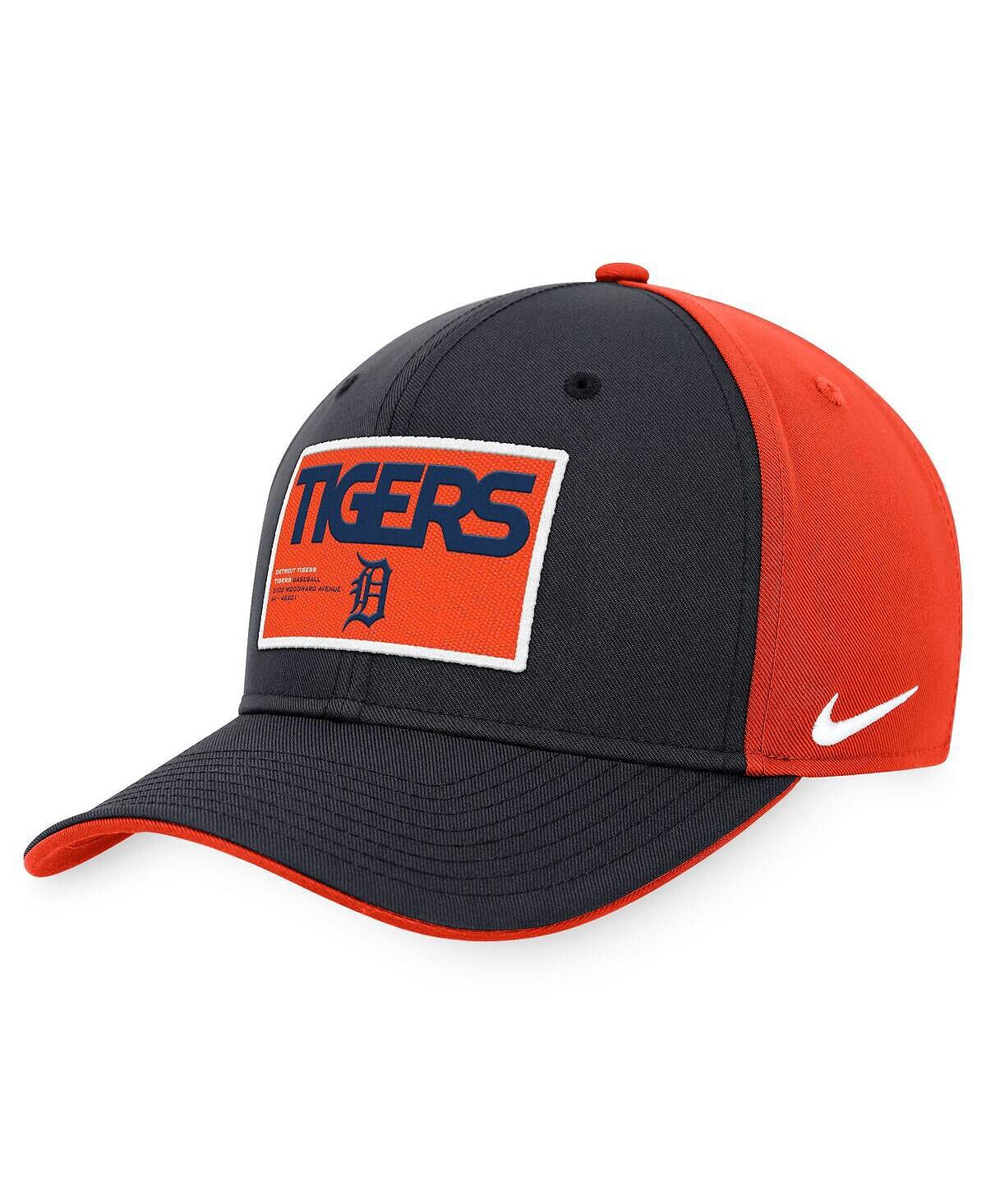 

Мужская темно-оранжевая бейсболка Detroit Tigers Classic99 с цветными блоками Performance Snapback Nike