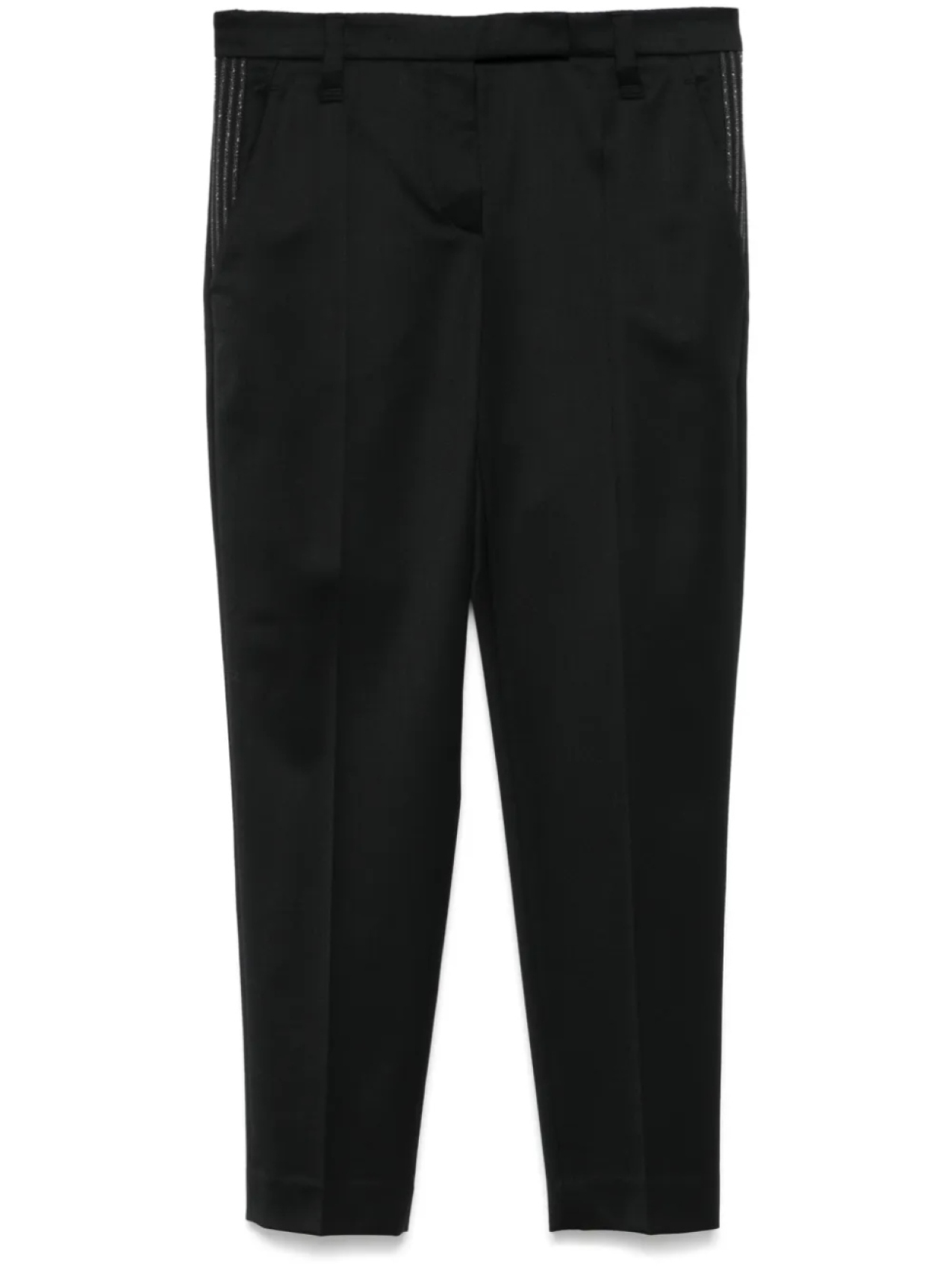 

Brunello Cucinelli декорированные брюки, черный