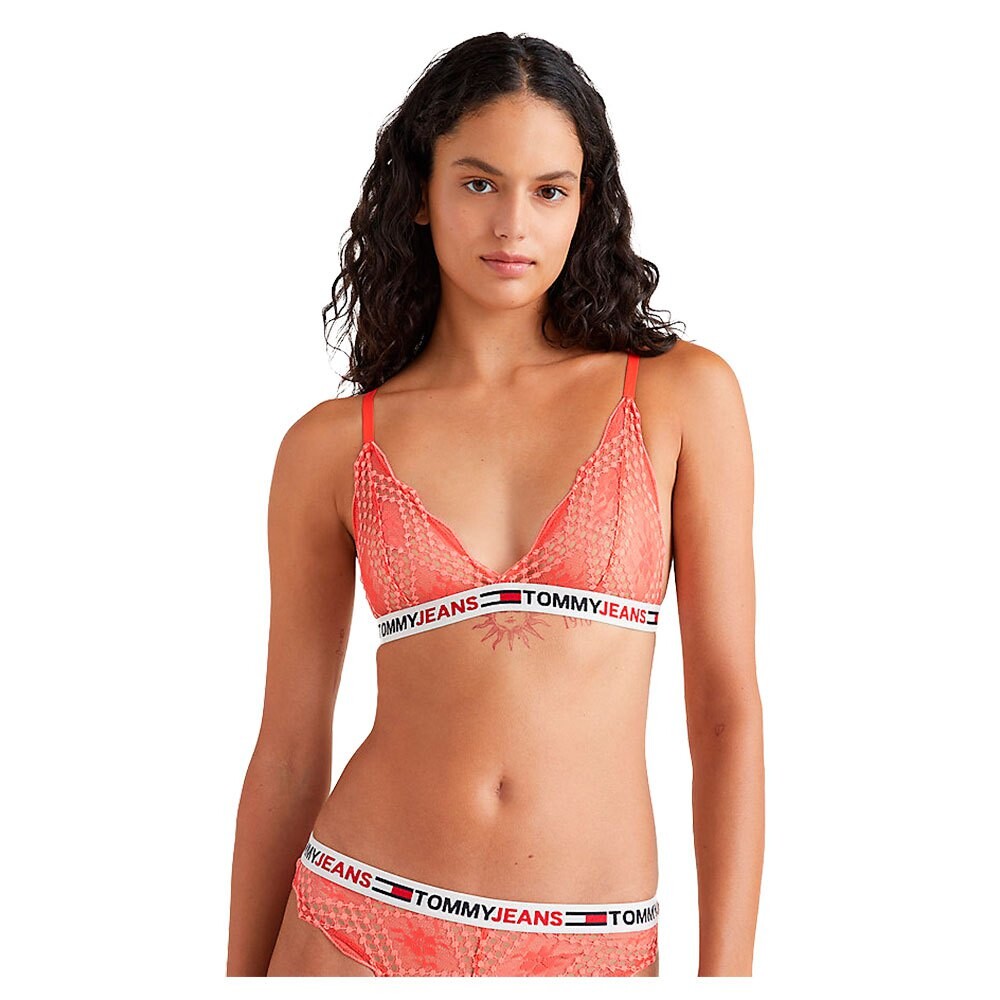 

Бюстгальтер Tommy Jeans Unlined Triangle, розовый