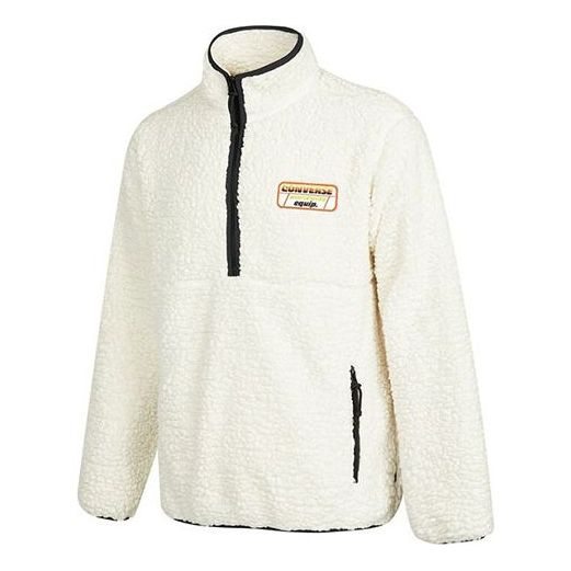 

Куртка Men's Converse Logo Half Zipper lamb's wool Stand Collar Jacket Creamy White 10023063-A03, кремовый, Бежевый, Куртка Men's Converse Logo Half Zipper lamb's wool Stand Collar Jacket Creamy White 10023063-A03, кремовый