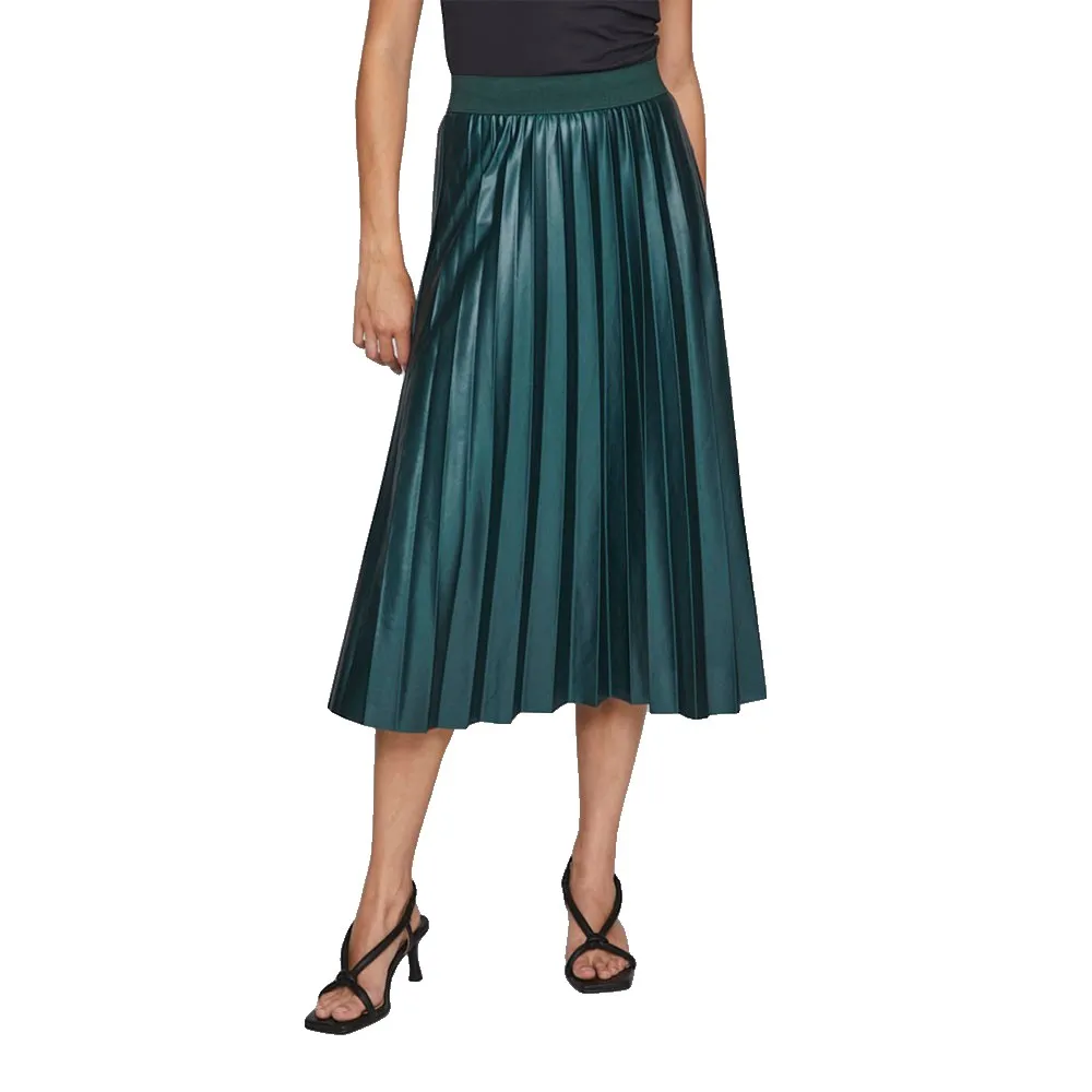

Юбка Vila Nitban midi skirt, синий