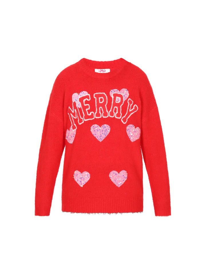 

MyMo Женский свитер красного цвета