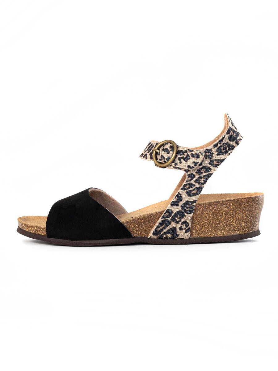 Босоножки на высоком каблуке Bayton Sandals Rose, цвет ecru/black