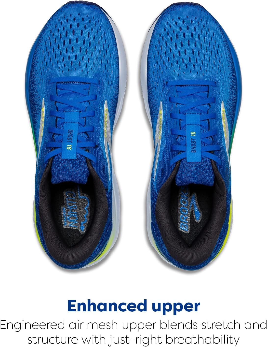 Мужские нейтральные беговые кроссовки Brooks Ghost 16, темно-синий — фото 4