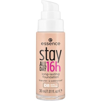 

Essence Stay All Day 16-часовая тональная основа длительного действия 08 Мягкая ваниль