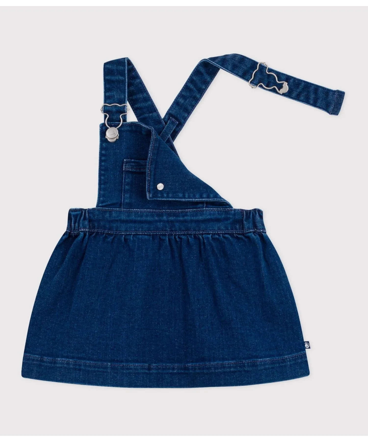 Детская джинсовая юбка-сарафан PETIT BATEAU — фото 2