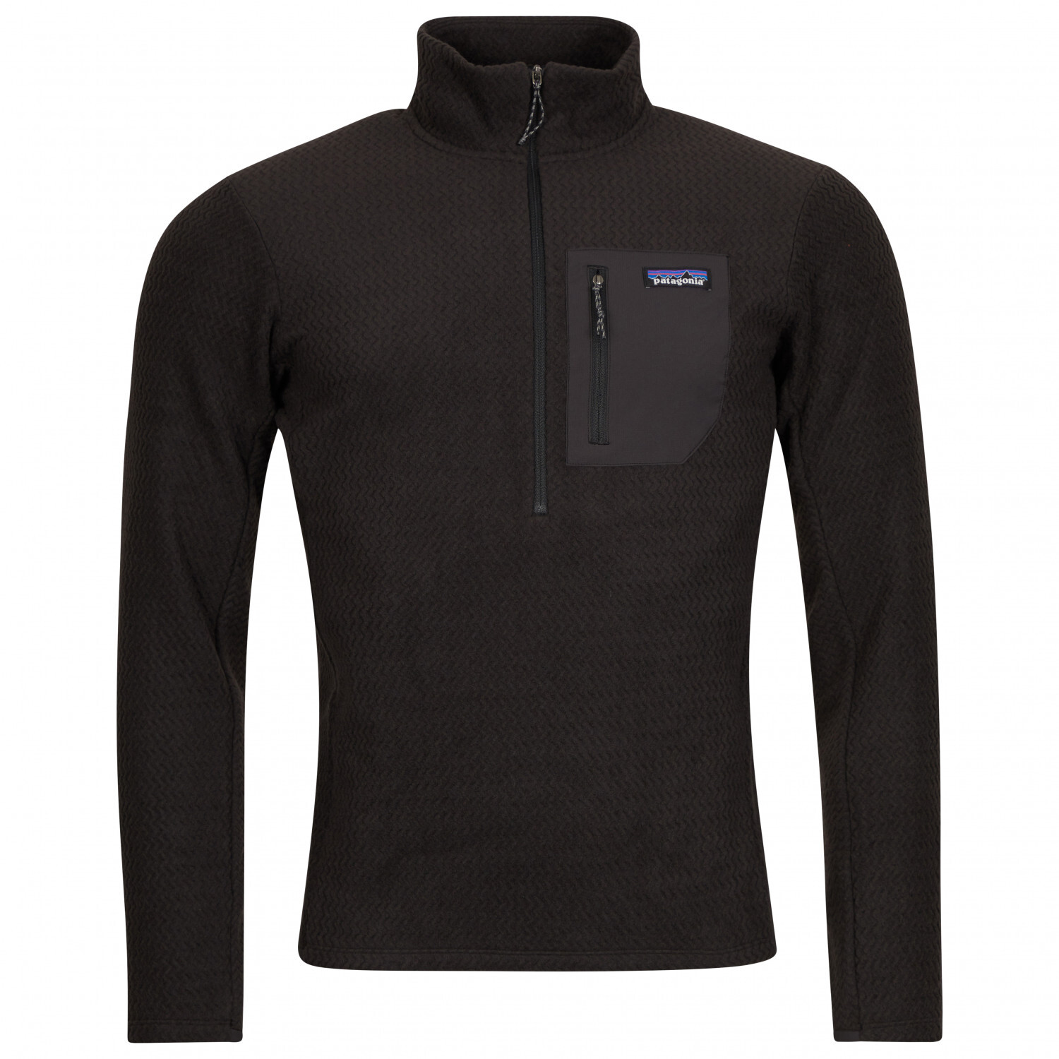 

Флисовый свитер Patagonia R1 Air Zip Neck, черный