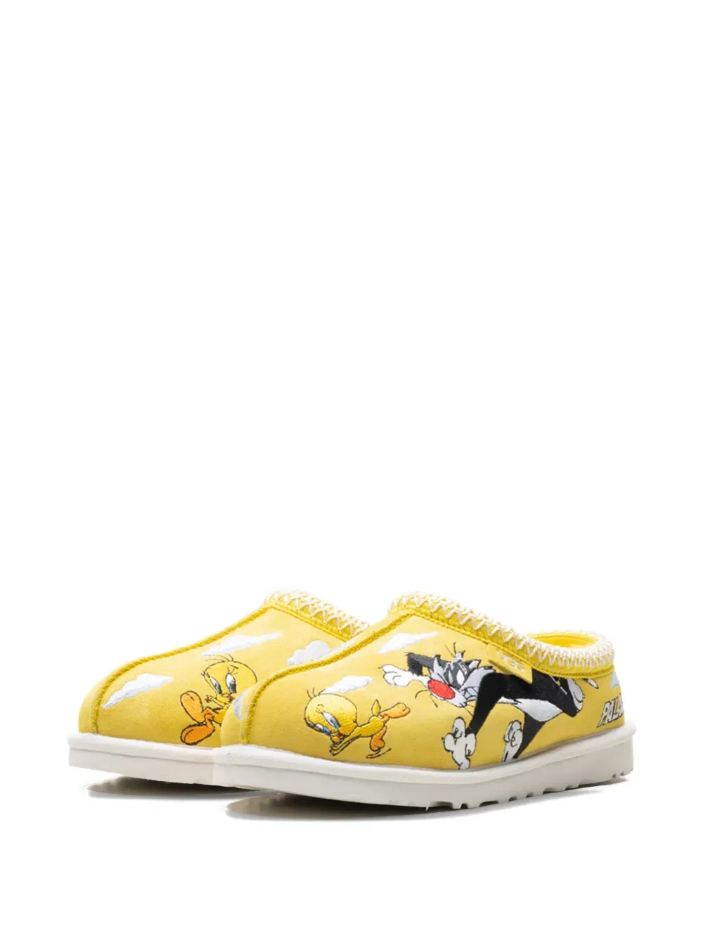 Слиперы с принтом из коллаборации с Palace Looney Tunes Ugg, желтый — фото 2