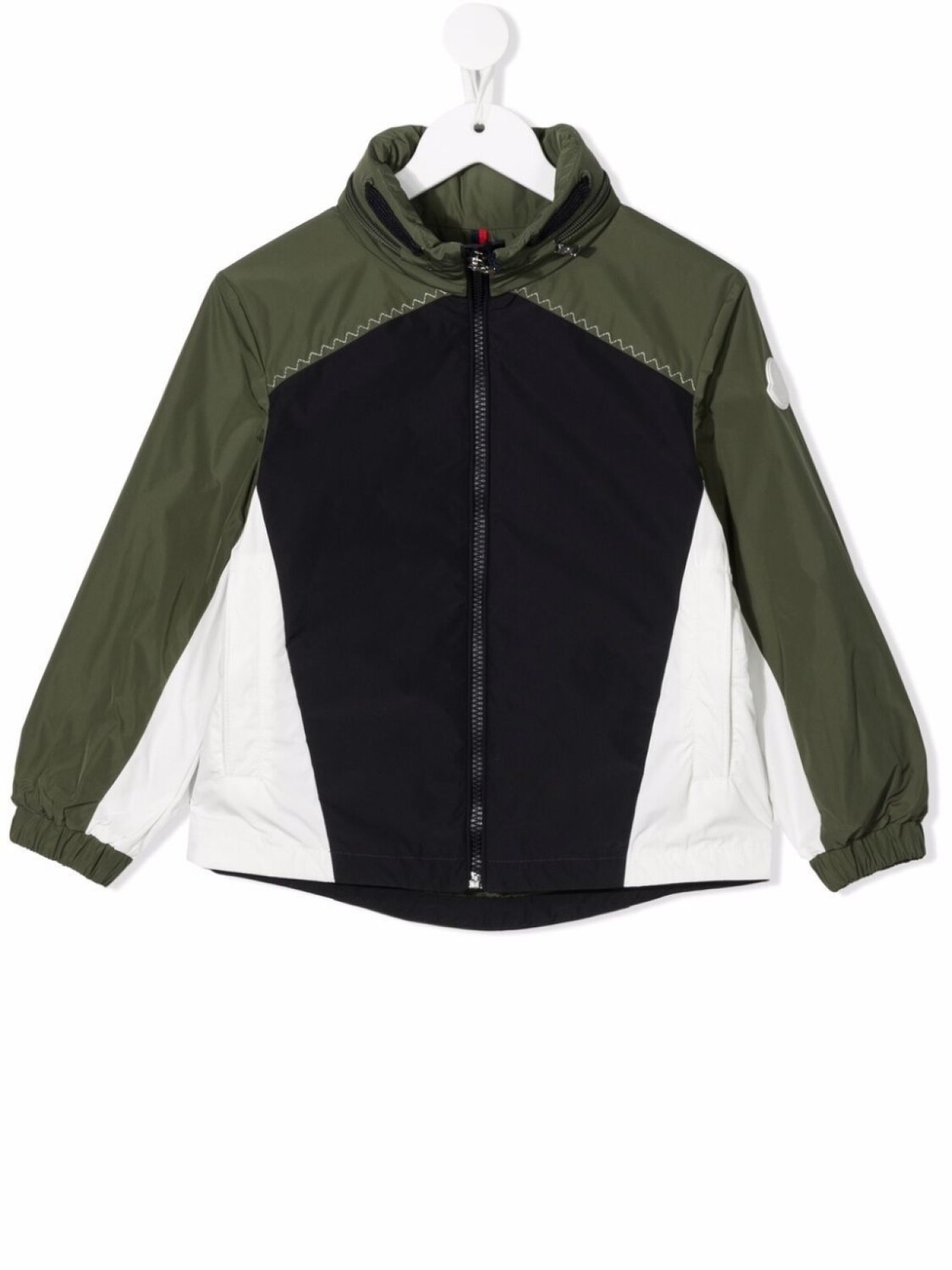 

Moncler Enfant куртка с нашивкой-логотипом, зеленый