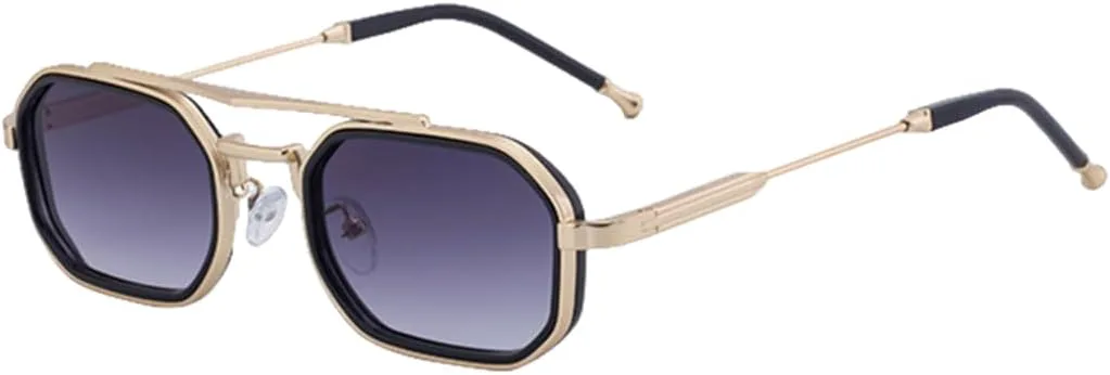 

Большие винтажные солнцезащитные очки для мужчин, роскошные, модные, с двойным лучом, для вождения на открытом воздухе, защита от УФ-излучения UV400(1) TVTBBVV, 1