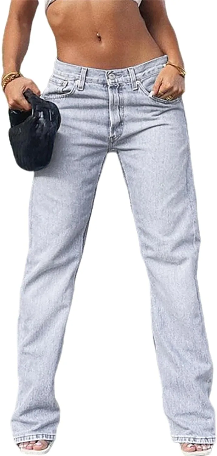 

SOMTHRON женские джинсы прямого кроя с пэчворком, завышенная талия, ретро контрастные цвета