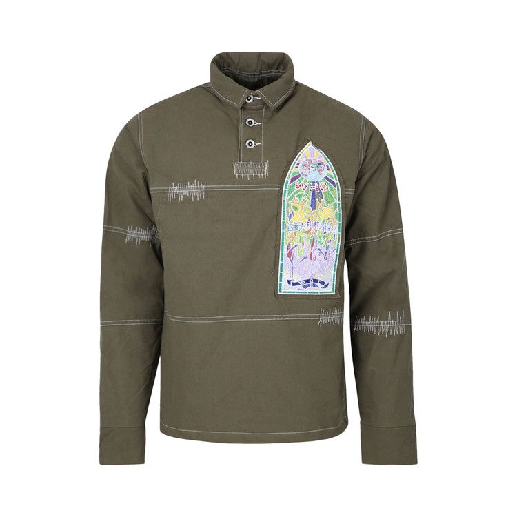 

Куртка Who Decides War Oversized Fatigue Rugby, Olive