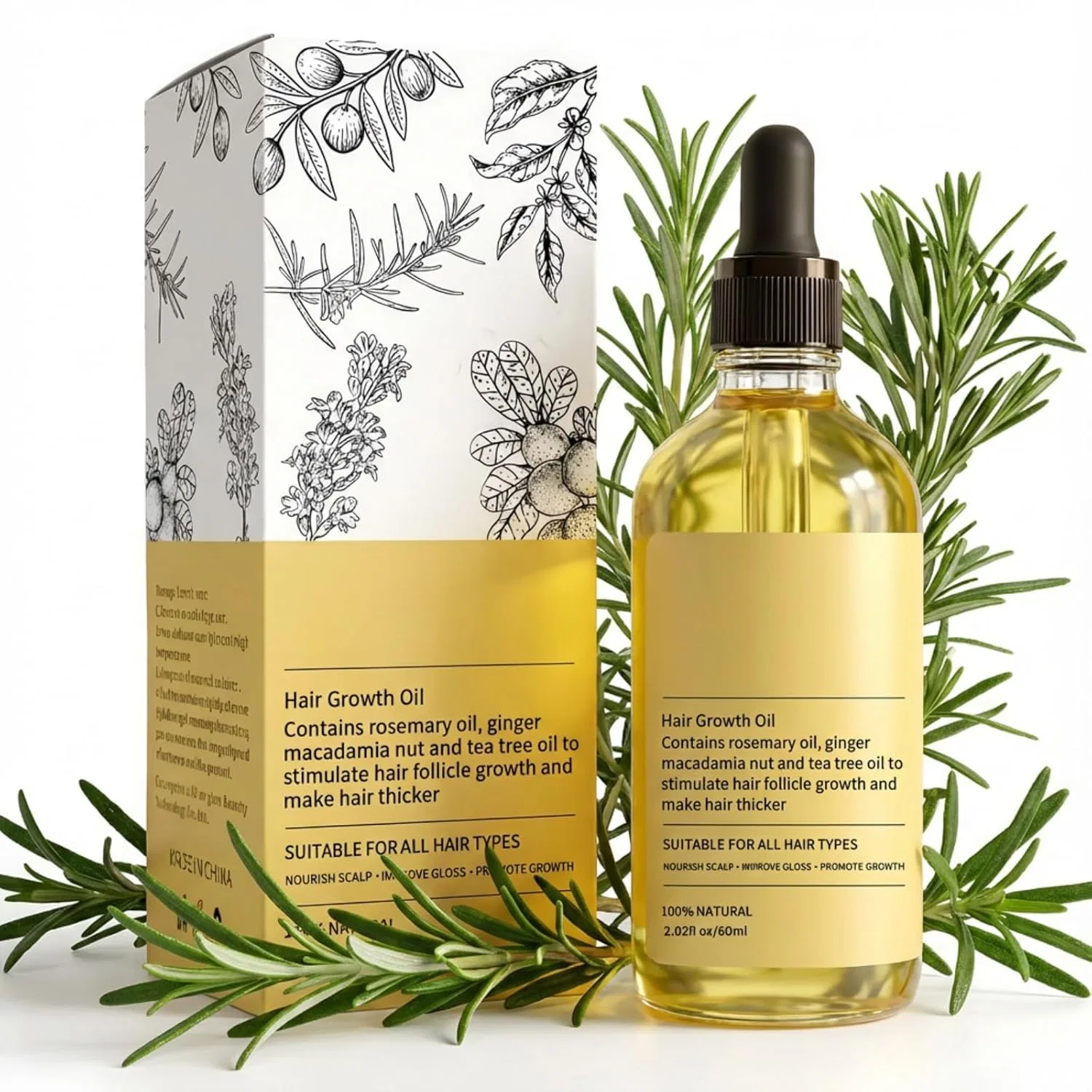Натуральное масло для волос Bella Essence с аргановым, касторовым и кокосовым маслами, 2 шт. Aafgvc, 2 X Yellow