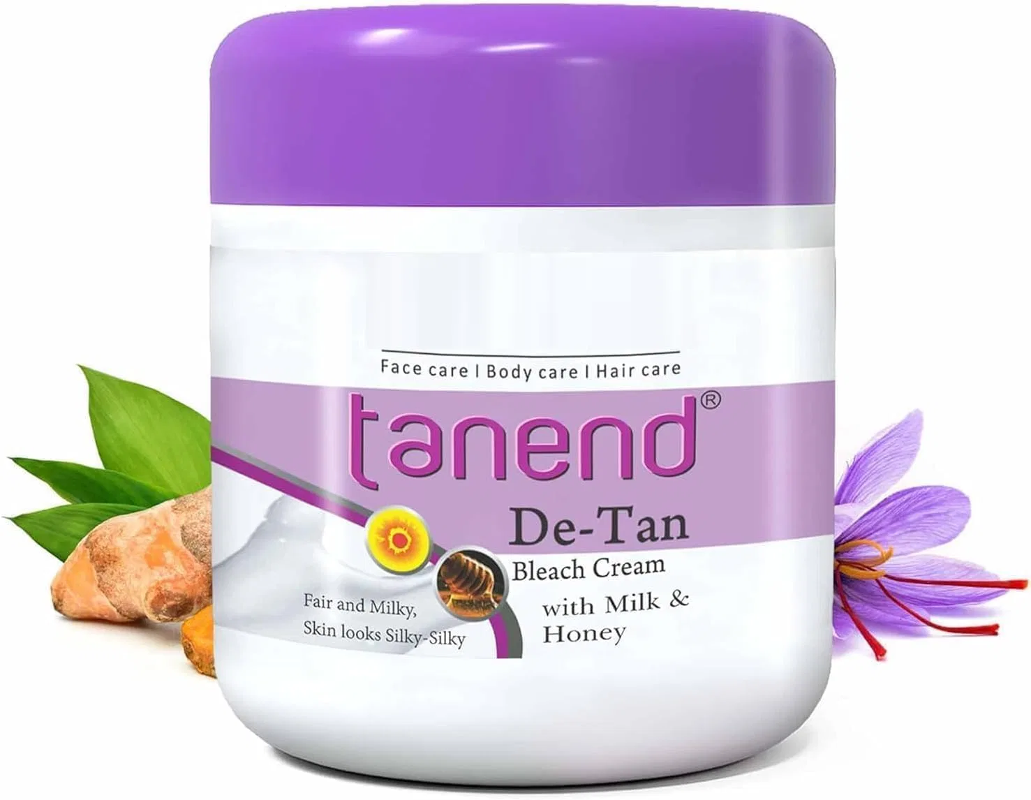 Пилинг — Отбеливающий De-Tan для лица и тела с молоком и медом, от DK Generisch, 450 г