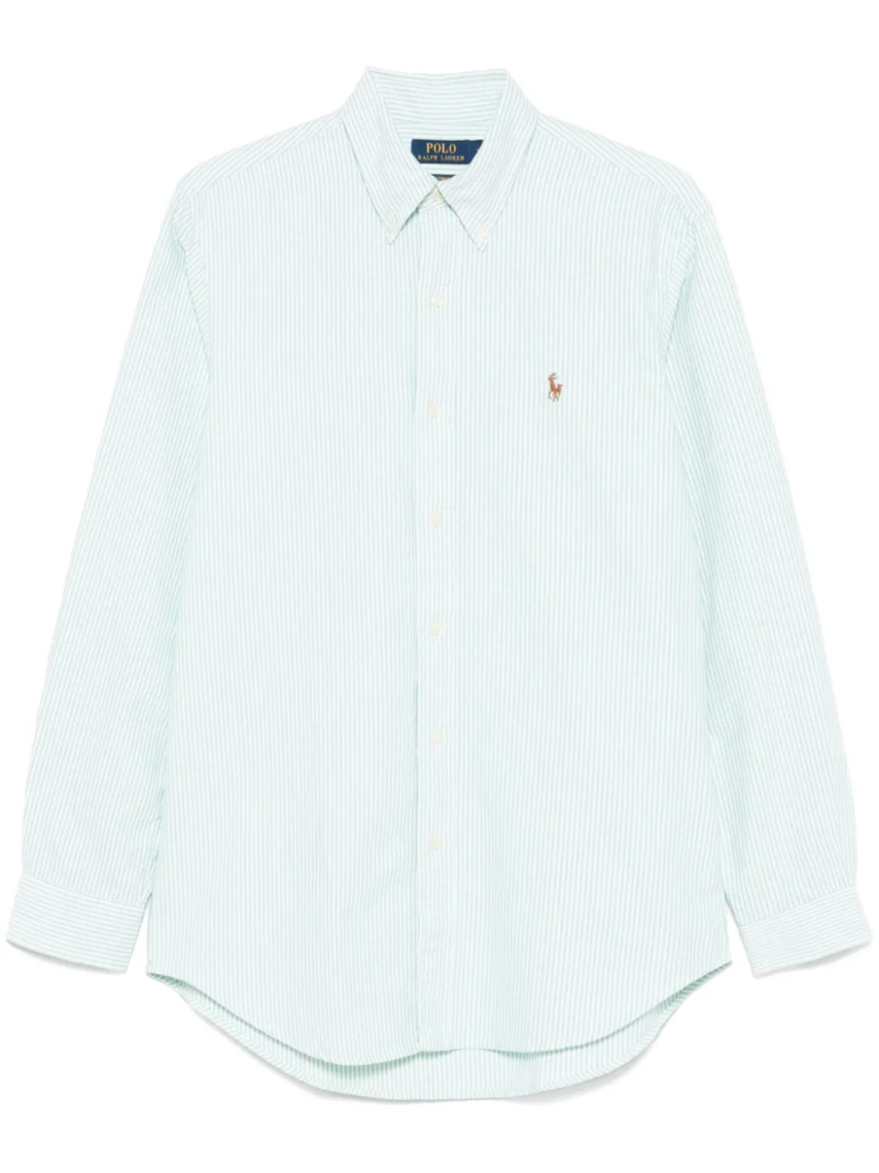 

Полосатая рубашка Polo Ralph Lauren, зеленый