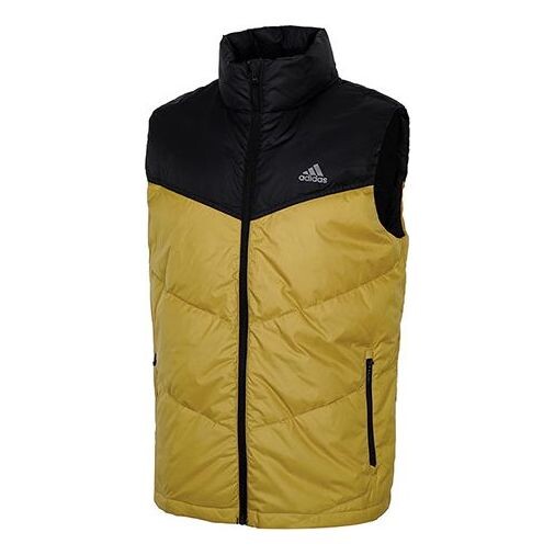 

Жилет down padded vest jacket 'yellow black' Adidas, желтый