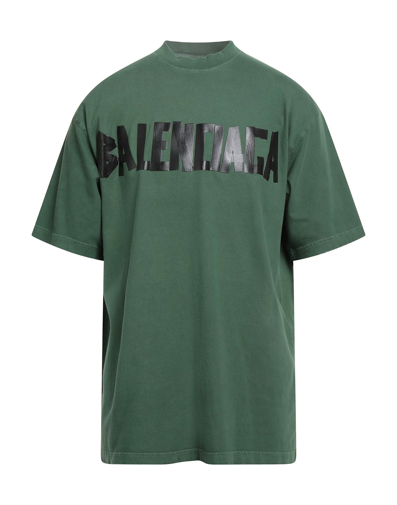 

Футболка Balenciaga, темно-зелёный, Зеленый, Футболка Balenciaga, темно-зелёный