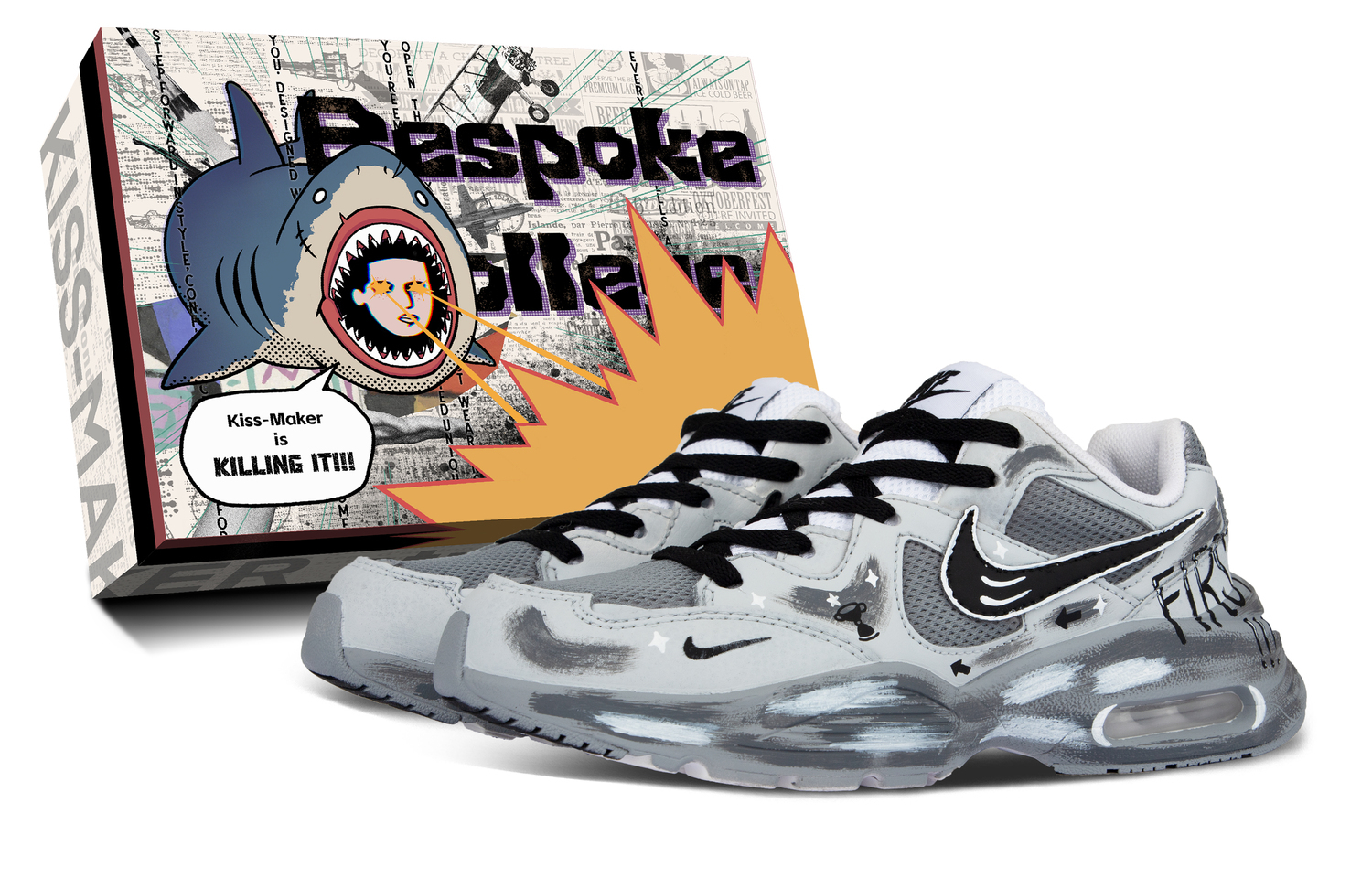 

Nike Кроссовки Air Max Fusion Low top City Commute Unisex Gray