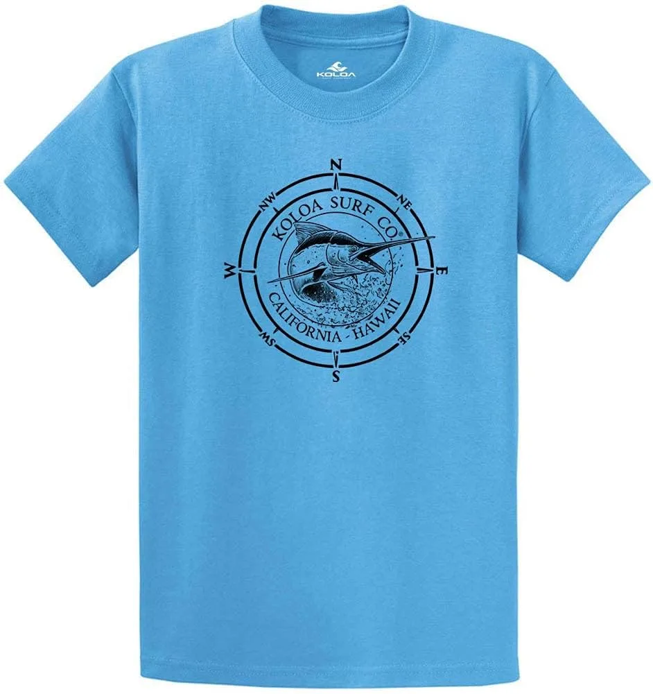 

Футболка Joe's USA Koloa Surf Black Marlin Logo Heavyweight Cotton