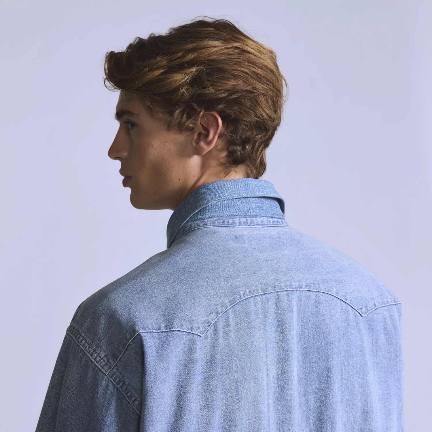 Рубашка с зубчатым рисунком Levi's, Medium Wash — фото 3