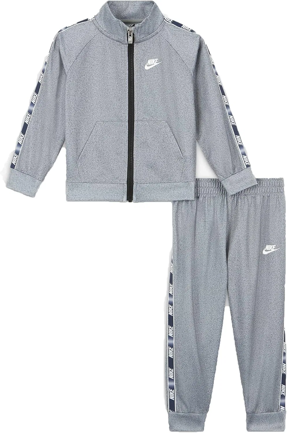 Детский спортивный костюм Nike, двухпредметный набор, темно-серый/белый