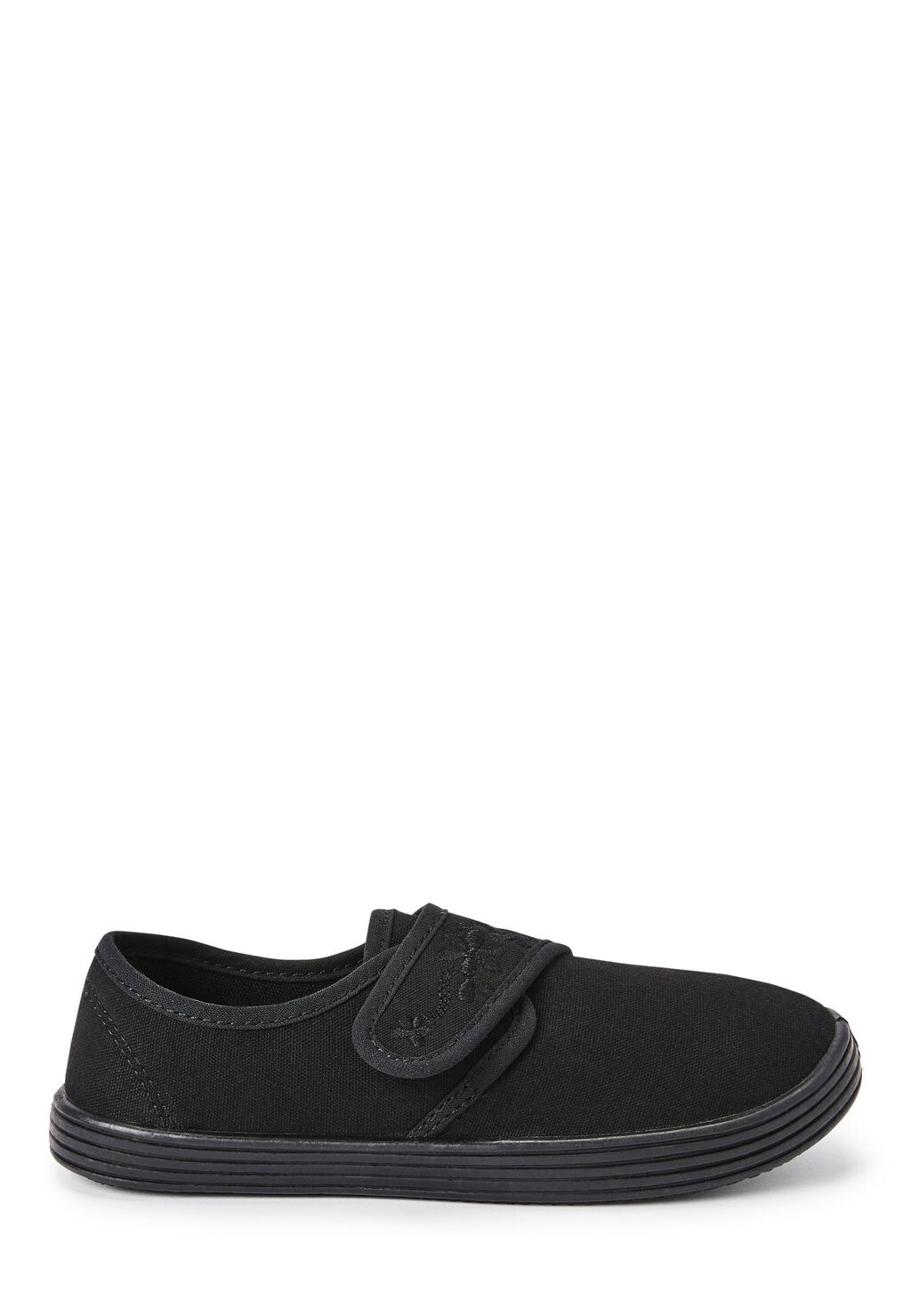 

Туфли с ремешками Embroidered School Plimsolls Next, черный