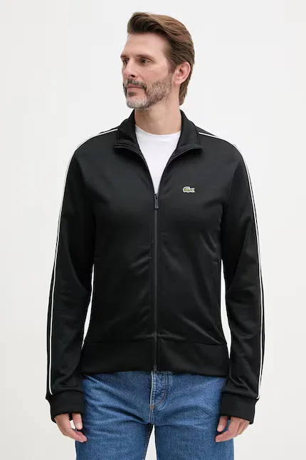 Олимпийка Lacoste мужская, спортивная, черный