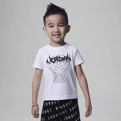 

Футболка Jordan Dri-FIT MJ Sport Toddler Graphic T-Shirt, белый