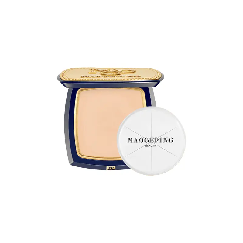 

Жидкий тональный крем/Крем-основа для женщин MAOGEPING, Two-Piece Set: Light-Sensing Seamless Cream 11.5g#801+Portable Base Layer Triangle Sponge 6 Pieces/Box