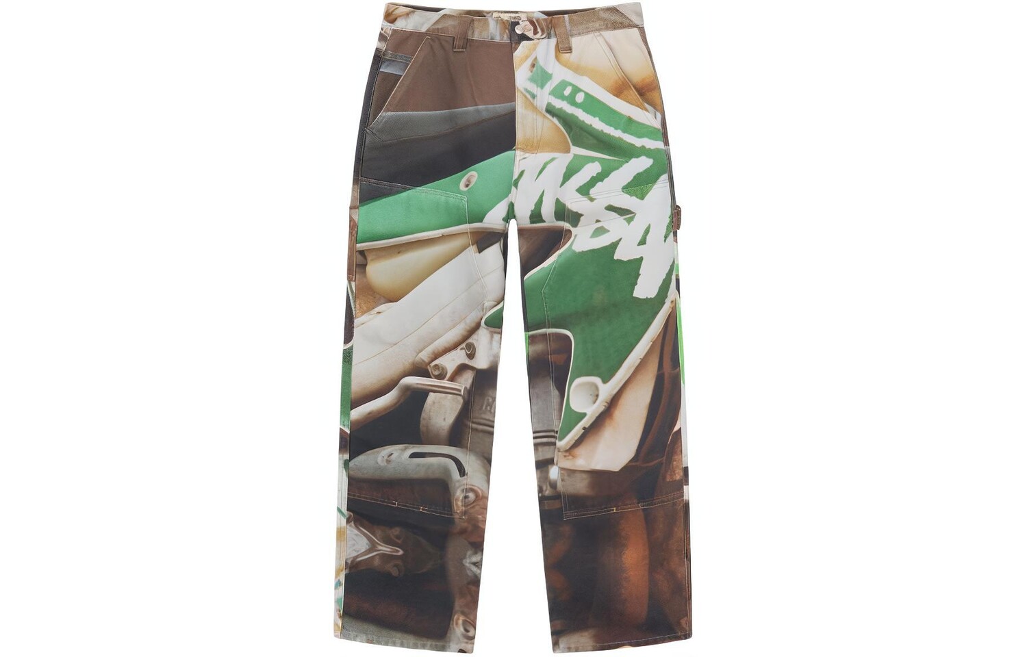 

SS24 Повседневные брюки унисекс Stussy, синий