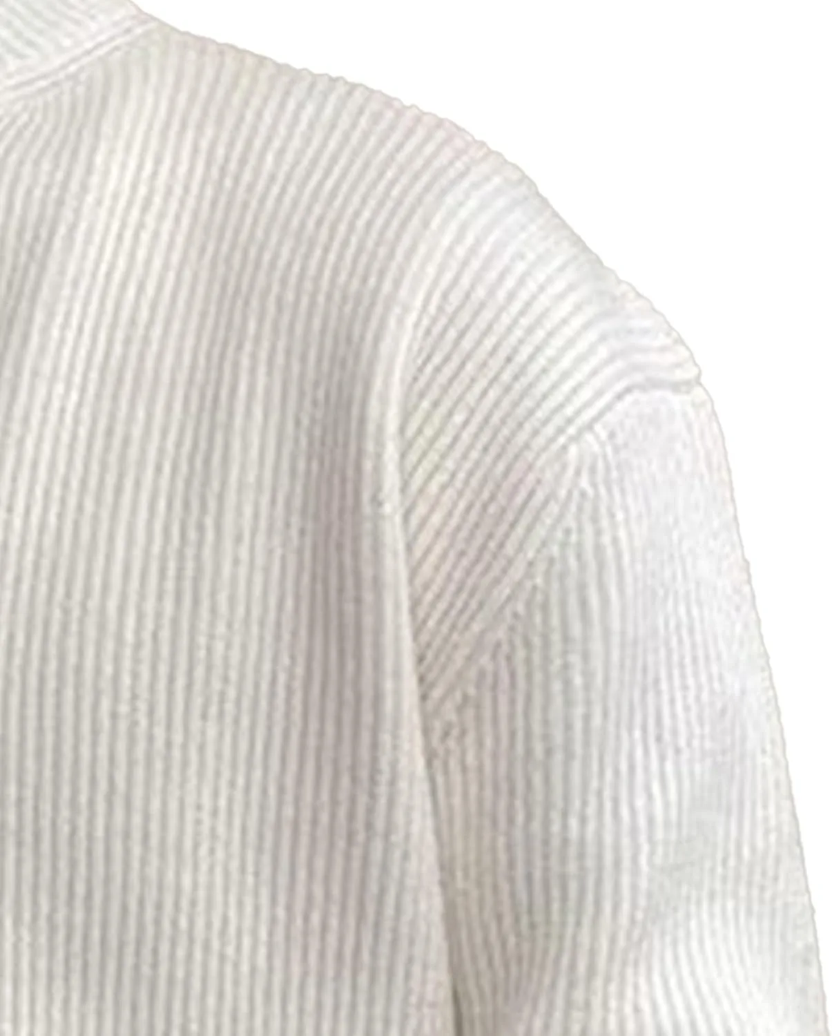 Мужской кардиган с круглым воротником Slim Fit, легкий, кабельная вязка — фото 3